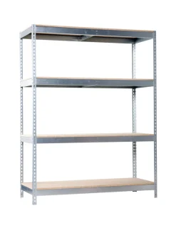 SIMONRACK - Etagère sans vis simonforte 1506-4 chipboard galva/bois galva/bois 2000x1500x600 - simonrack