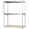 SIMONRACK - Etagère sans vis simonforte 1804-3 chipboard galva/bois galva/bois 2000x1800x450 - simonrack