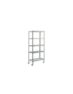 SIMONRACK - Etagère simongarden click mob. 5/300 gris/galva gris/galva 1875x900x300 - simonrack