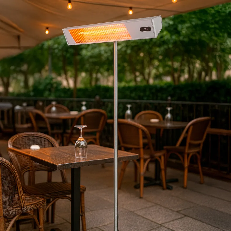 SINED - Chauffage exterieur wifi 2000w 3 niveaux ip65 led app tuya