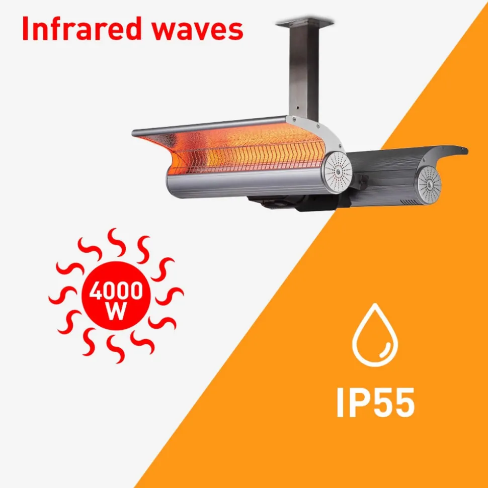 SINED - Poêle de plafond infrarouge sined 4000