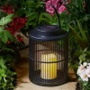 SMART GARDEN - Lanterne solaire urbane noire