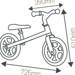 SMOBY - Draisienne velo - smoby - first bike - ultra légere - réglable - mixte