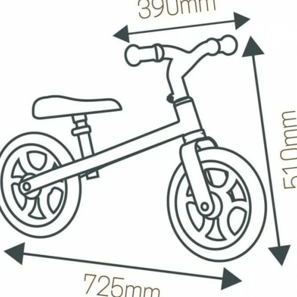 SMOBY - Draisienne velo - smoby - first bike - ultra légere - réglable - mixte