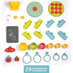 SMOBY - Jeu Activity Wall pour enfant - 29 accessoires inclus