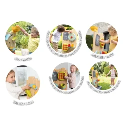 SMOBY - Jeu Activity Wall pour enfant - 29 accessoires inclus