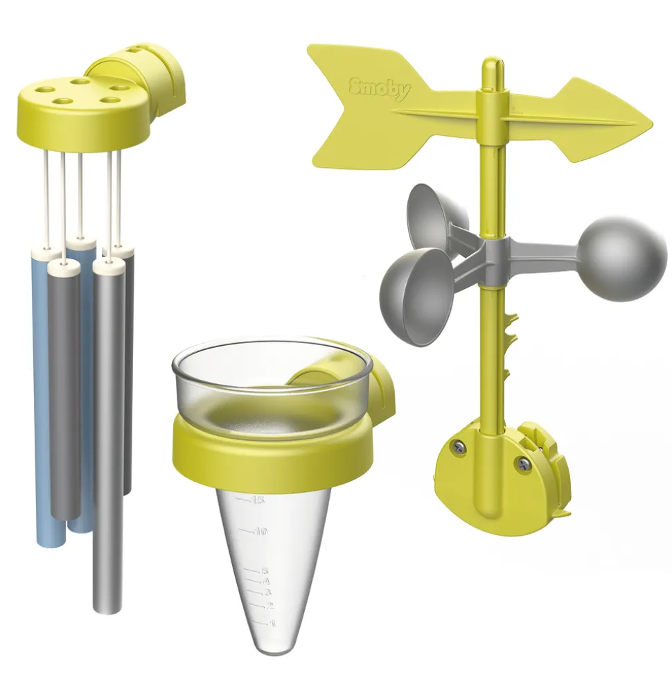 SMOBY - Jouet pour enfant, kit météo en plastique - 3 pcs.