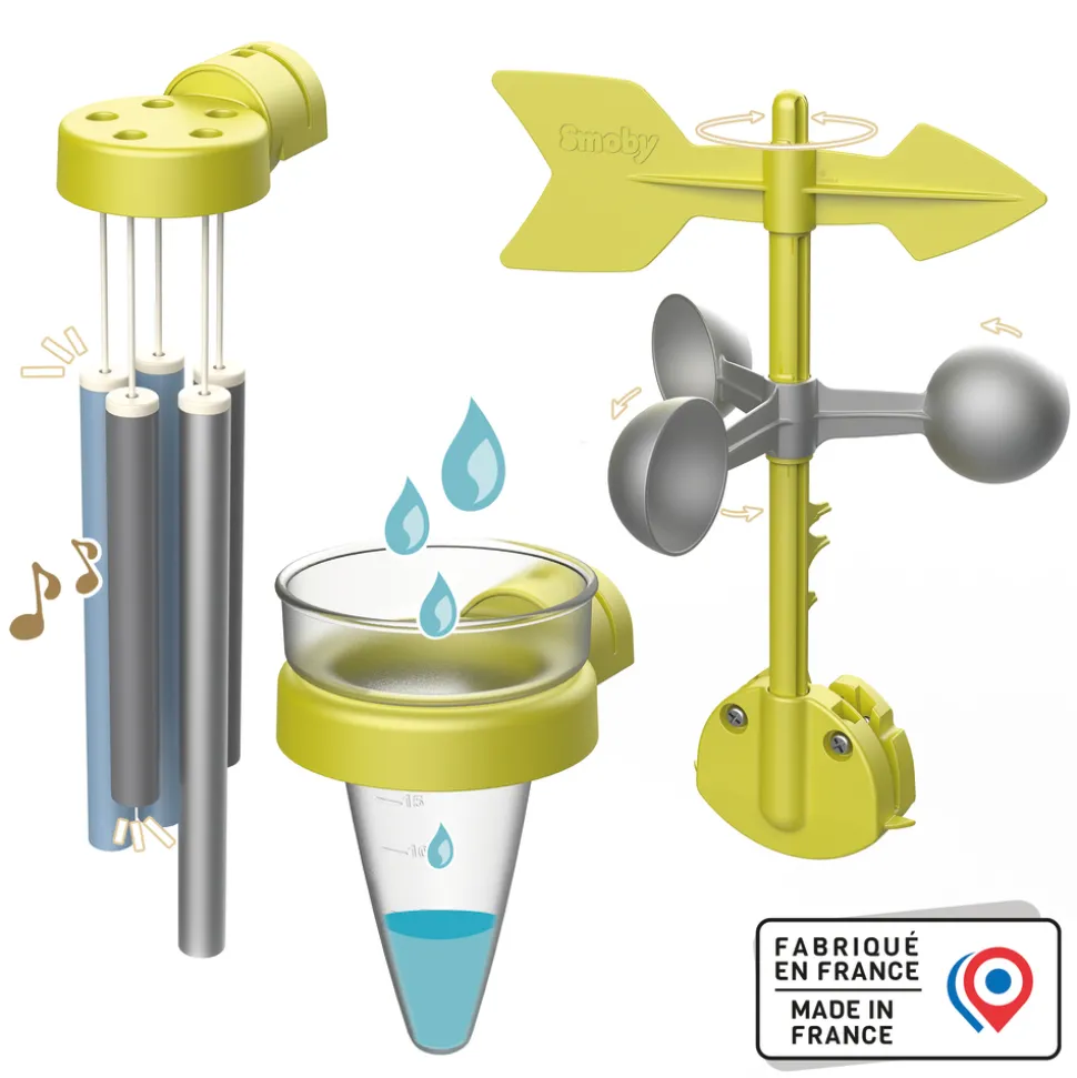 SMOBY - Jouet pour enfant, kit météo en plastique - 3 pcs.