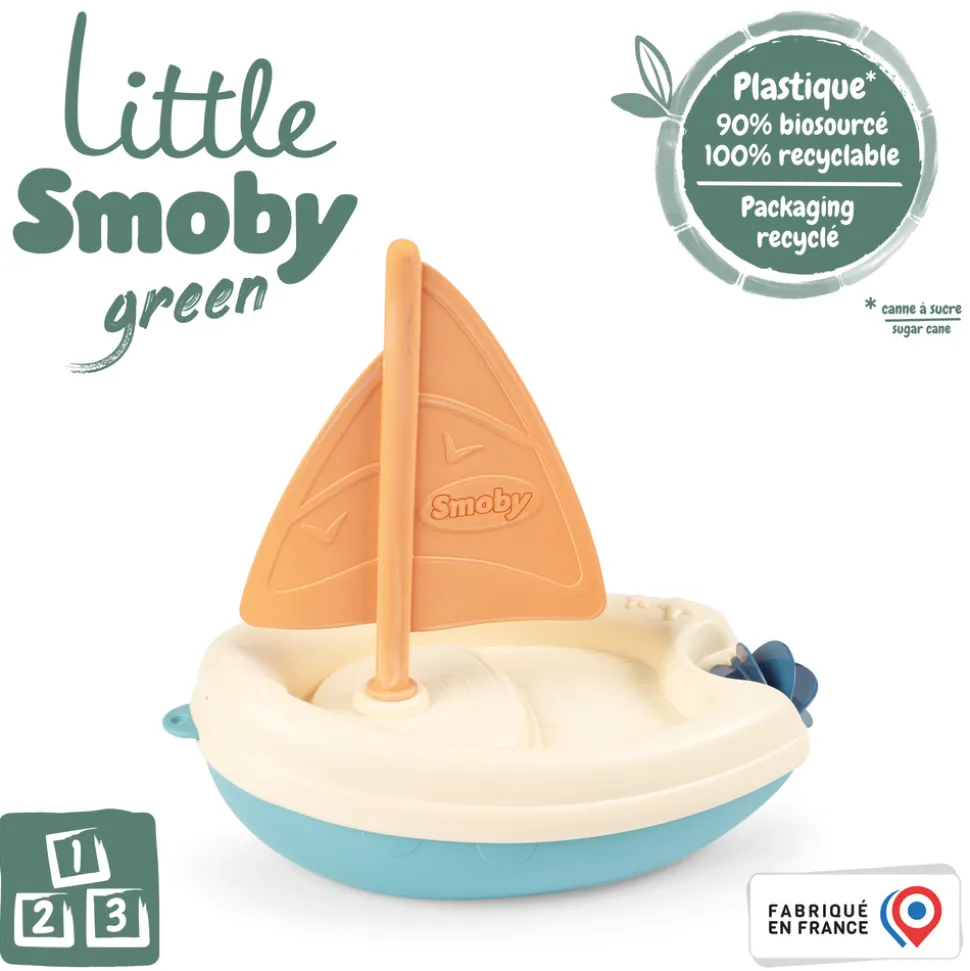 SMOBY - Jouet pour le bain Bateau à voile Green