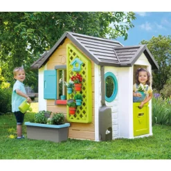 SMOBY - Maisonnette pour enfant GARDEN HOUSE 129 x 132 x 135cm