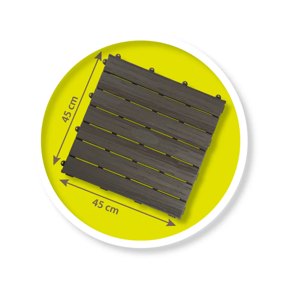 SMOBY - Set de 6 dalles 45x45 NEO JURA LODGE L 45.00 l 45.00 H 1.5 cm