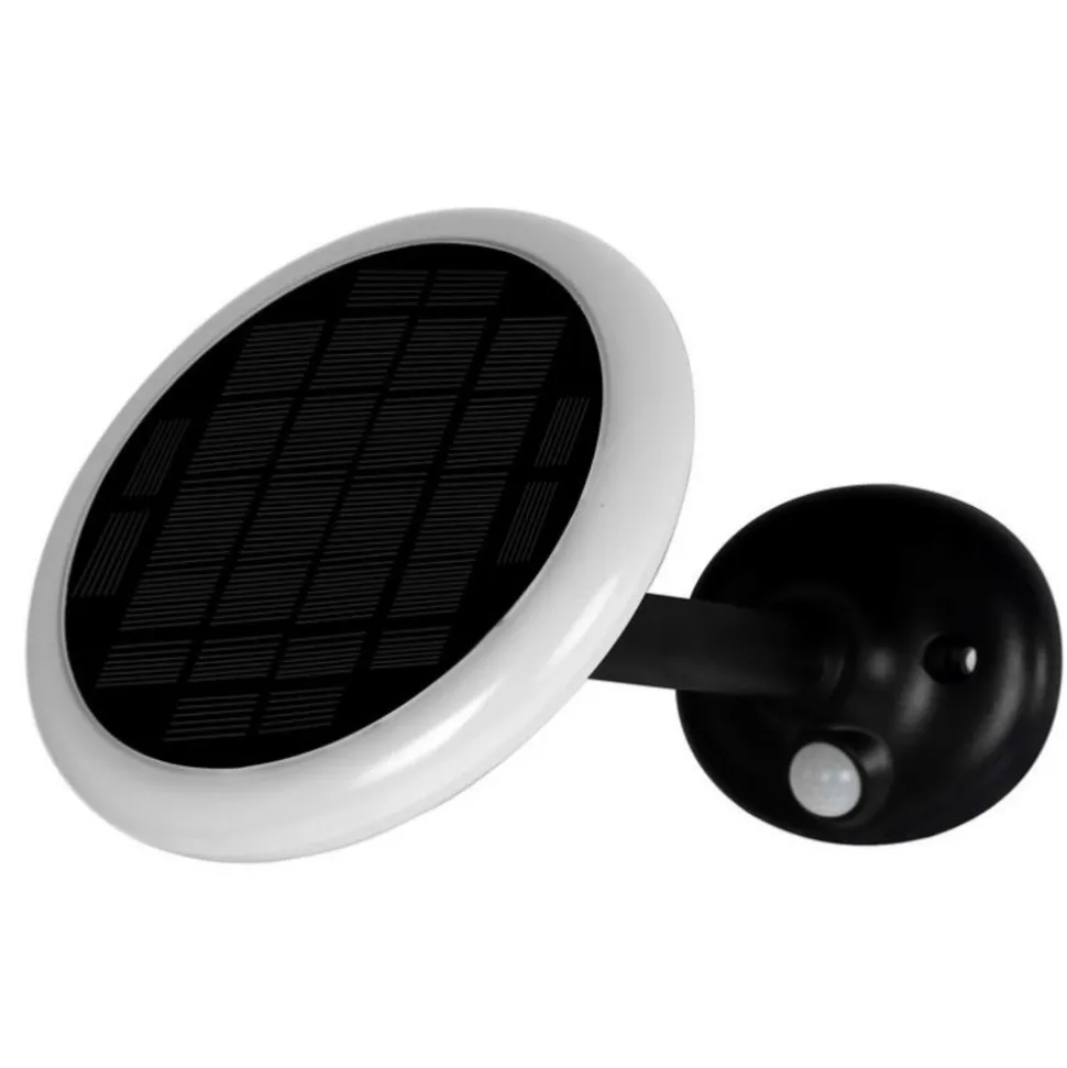 SOLAIREPRATIQUE - Applique solaire extérieur avec détecteur halo 3w blanc chaud