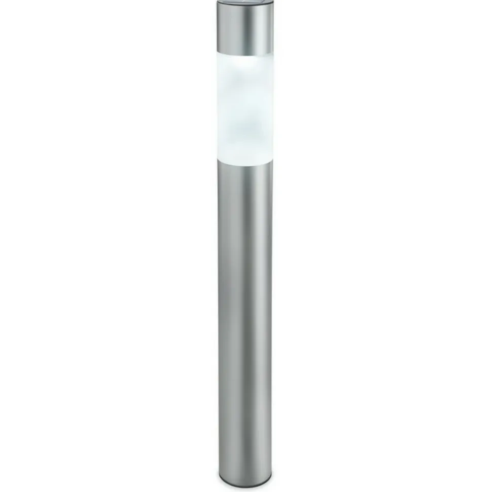 SOLAIREPRATIQUE - Borne solaire élégante pole light bi couleur