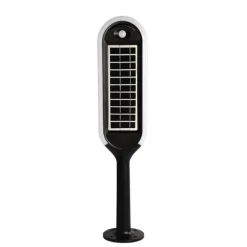 SOLAIREPRATIQUE - Borne solaire avec détecteur et double module solaire sail 5w blanc chaud