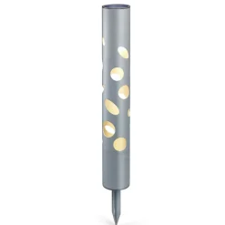 SOLAIREPRATIQUE - Borne solaire fantasy light duo color, éclairage blanc chaud ou froid