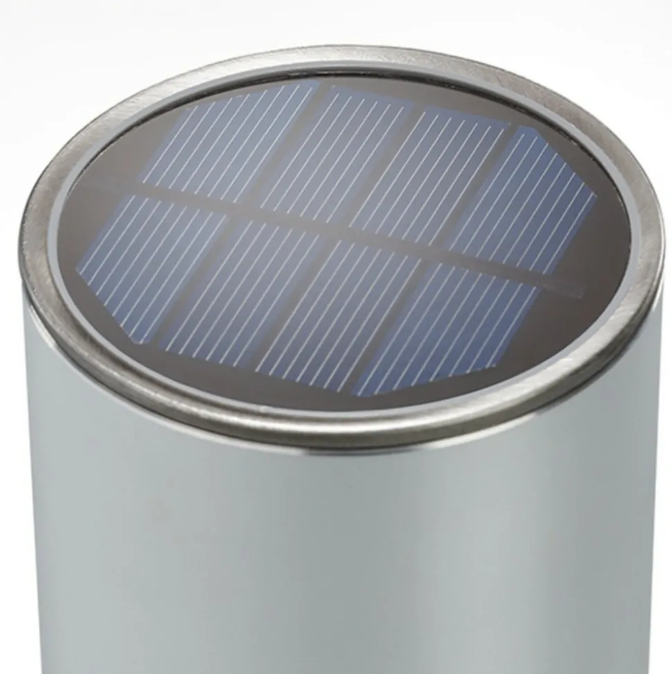 SOLAIREPRATIQUE - Borne solaire fantasy light duo color, éclairage blanc chaud ou froid