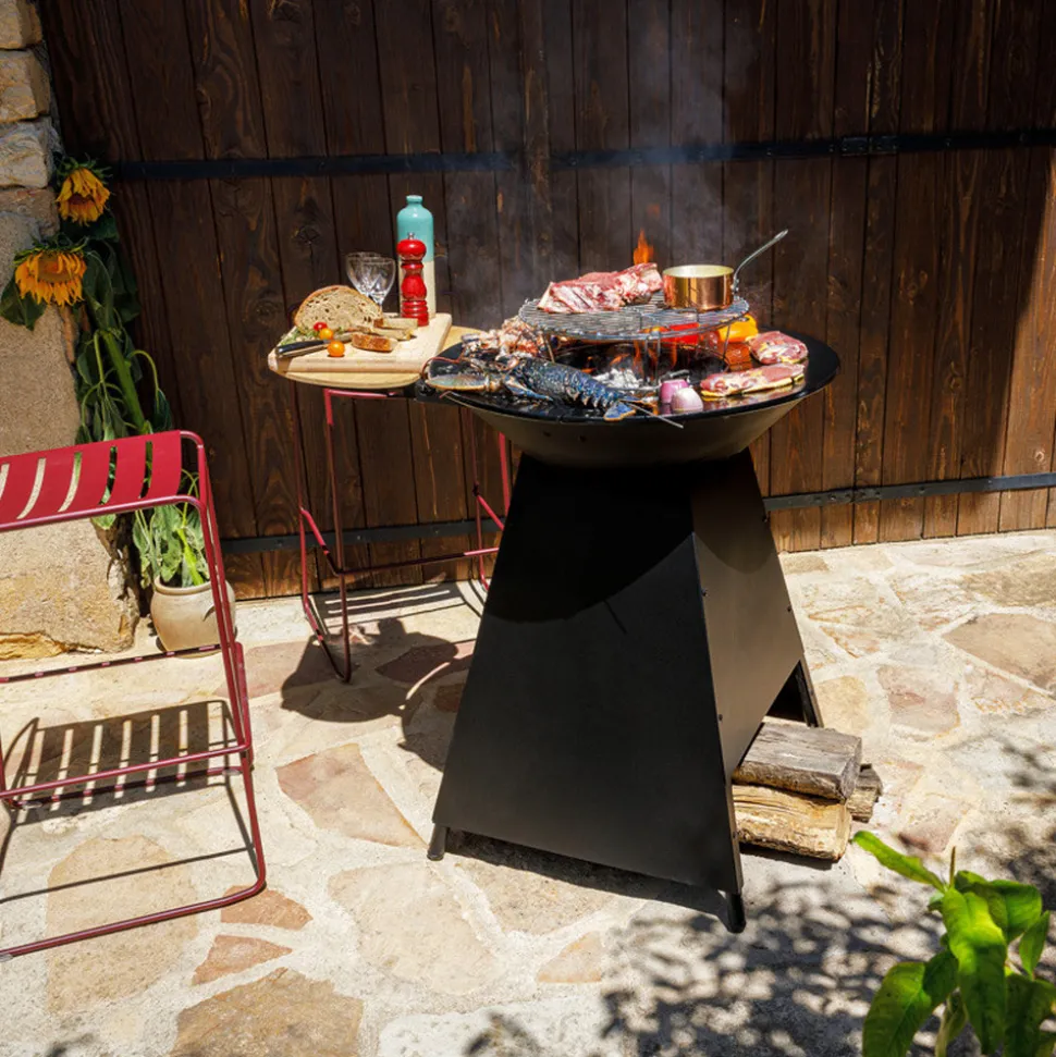 SOMAGIC - Brasero de cuisson avec plaque en fonte amovible