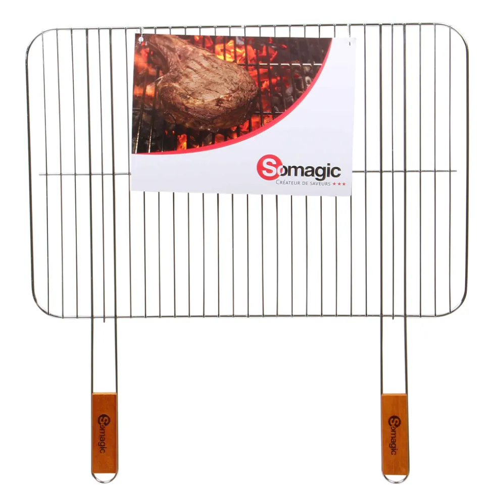 SOMAGIC - Grille rectangulaire simple : acier, 60x40cm