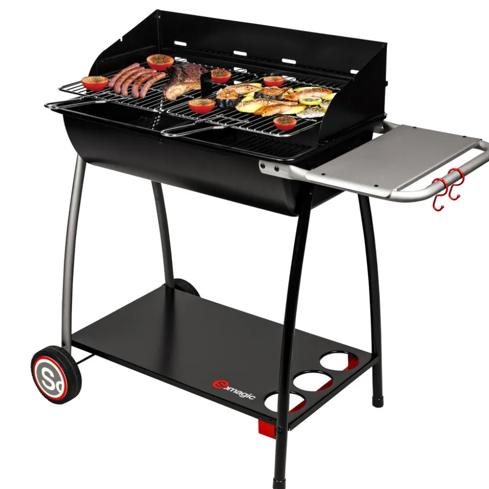 SOMAGIC - Somagic - barbecue en forme de demi-tonneau