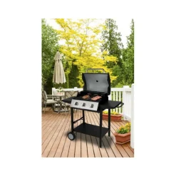 SOMAGIC - Somagic barbecue gaz sur pied 3 feux 10.500w noir - 335541