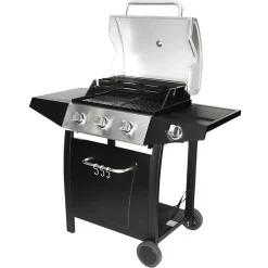 SOMAGIC - Somagic barbecue gaz sur pied 3 feux 10.500w noir - 335541