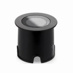 Spot de sol terra round aluminium 24v - 2,5w - gris