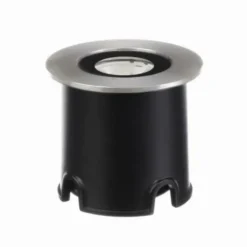 Spot de sol terra round aluminium 24v - 2,5w - gris
