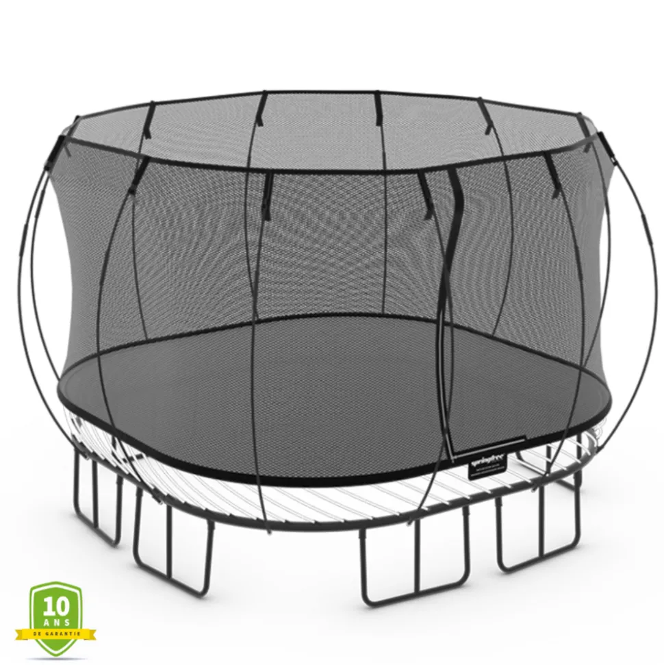 SPRINGFREE TRAMPOLINE - Springfree Trampoline Grand Carré Trampoline (NULL,4 x 3,4m)