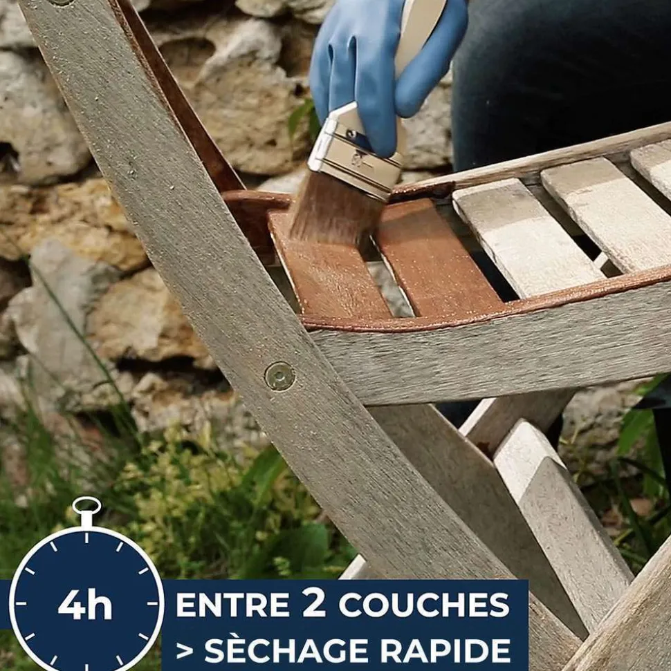 STARWAX - Huile protectrice pour mobilier de jardin 1 L Incolore