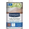 STARWAX - Huile rénovatrice teinte teck pour mobilier en bois grisé 750 ml