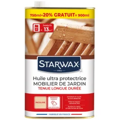 STARWAX - Huile teck très longue protection 750ML + 20% Gratuit