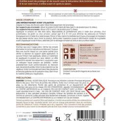 STARWAX - Produit dégrisant pour terrasse : 5 L