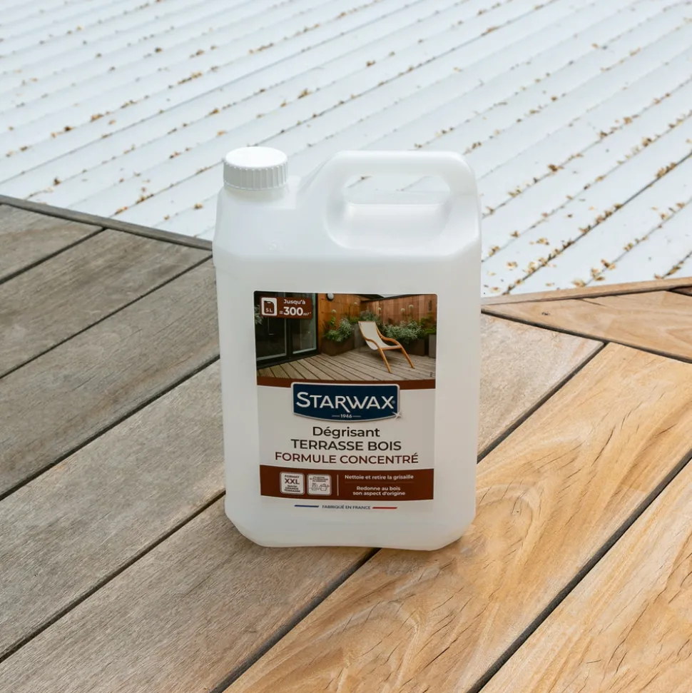 STARWAX - Produit dégrisant pour terrasse : 5 L
