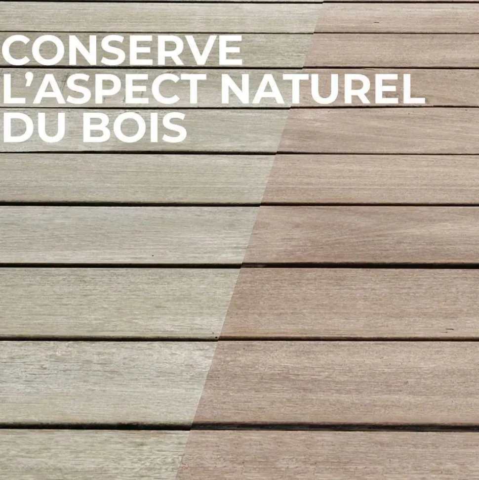STARWAX - Saturateur incolore aqueux pour bois en conditions extrêmes 1L