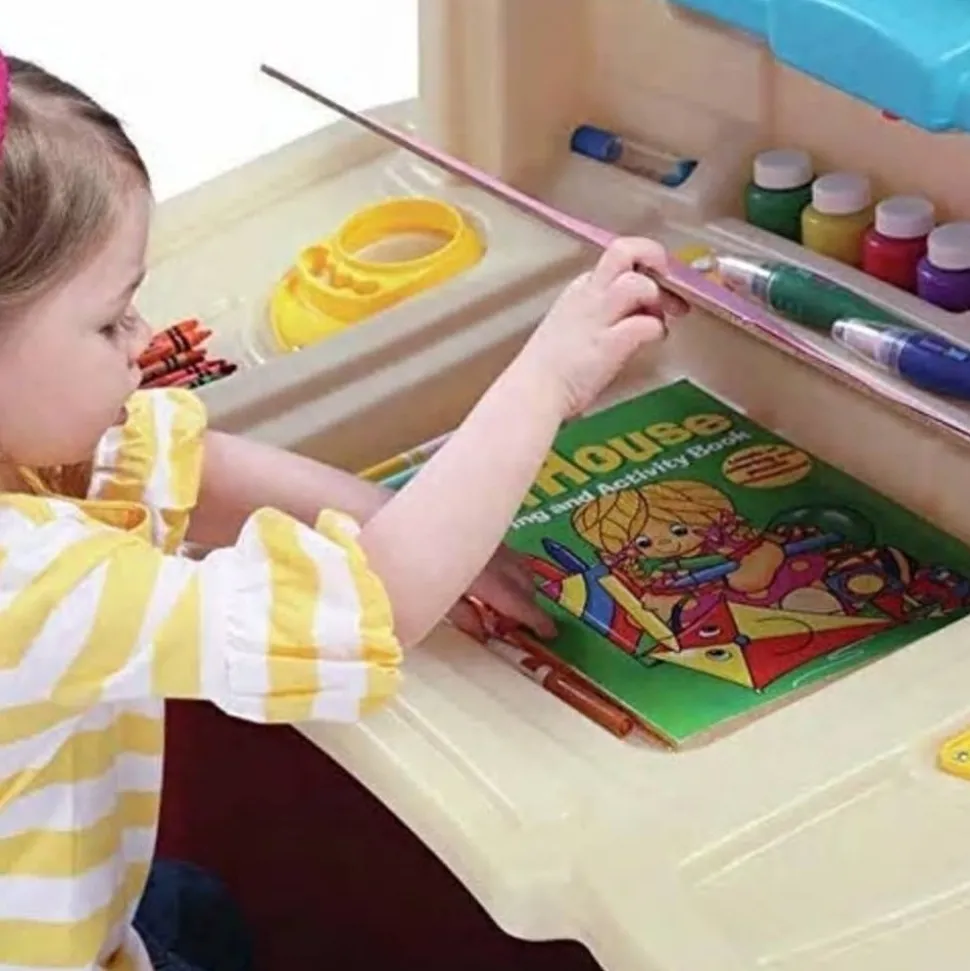 STEP2 - Bureau avec tabouret d'activités pour enfants