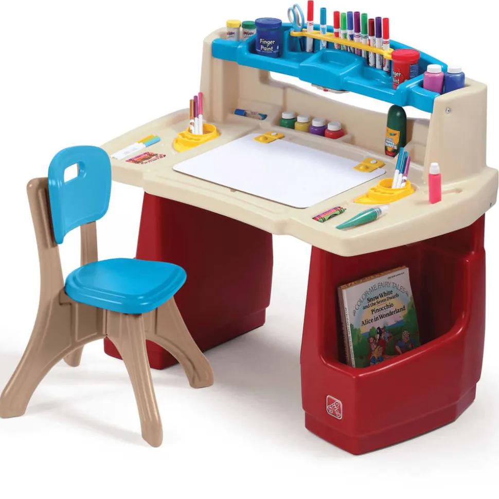 STEP2 - Bureau avec tabouret d'activités pour enfants