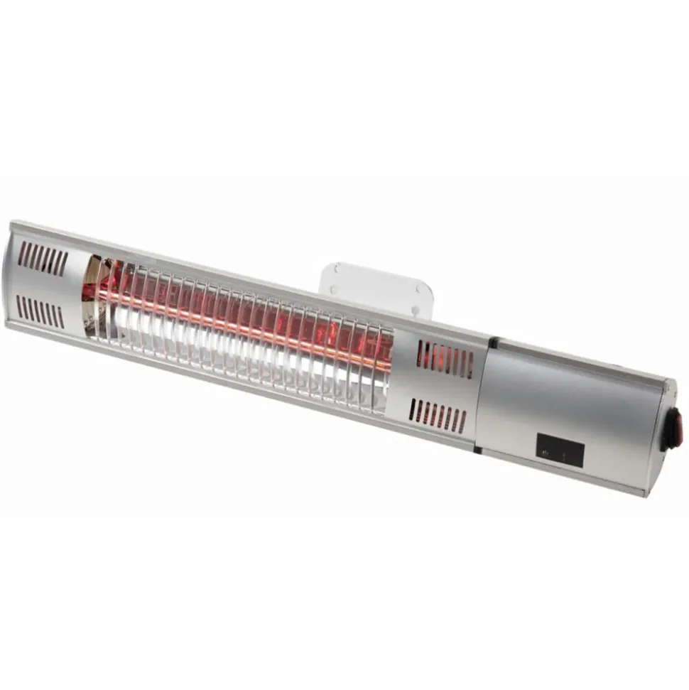 SUNRED - Chauffage mural royal diamond 2000 w argenté