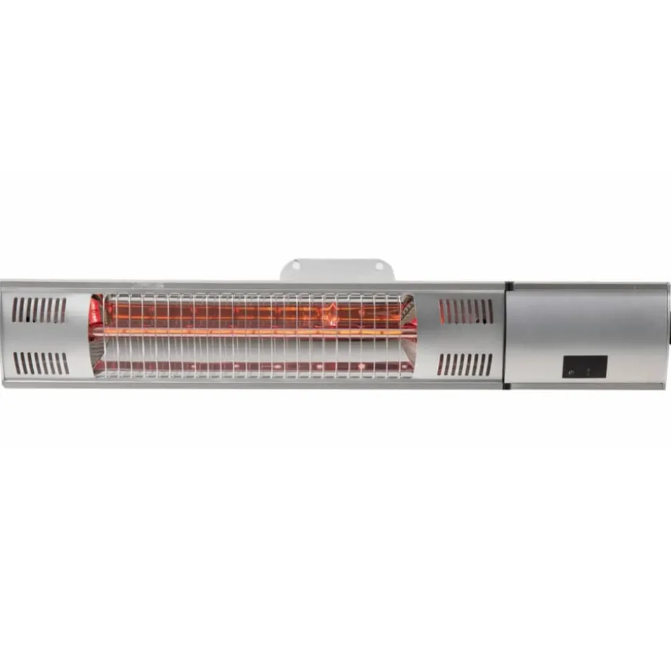 SUNRED - Chauffage mural royal diamond 2000 w argenté
