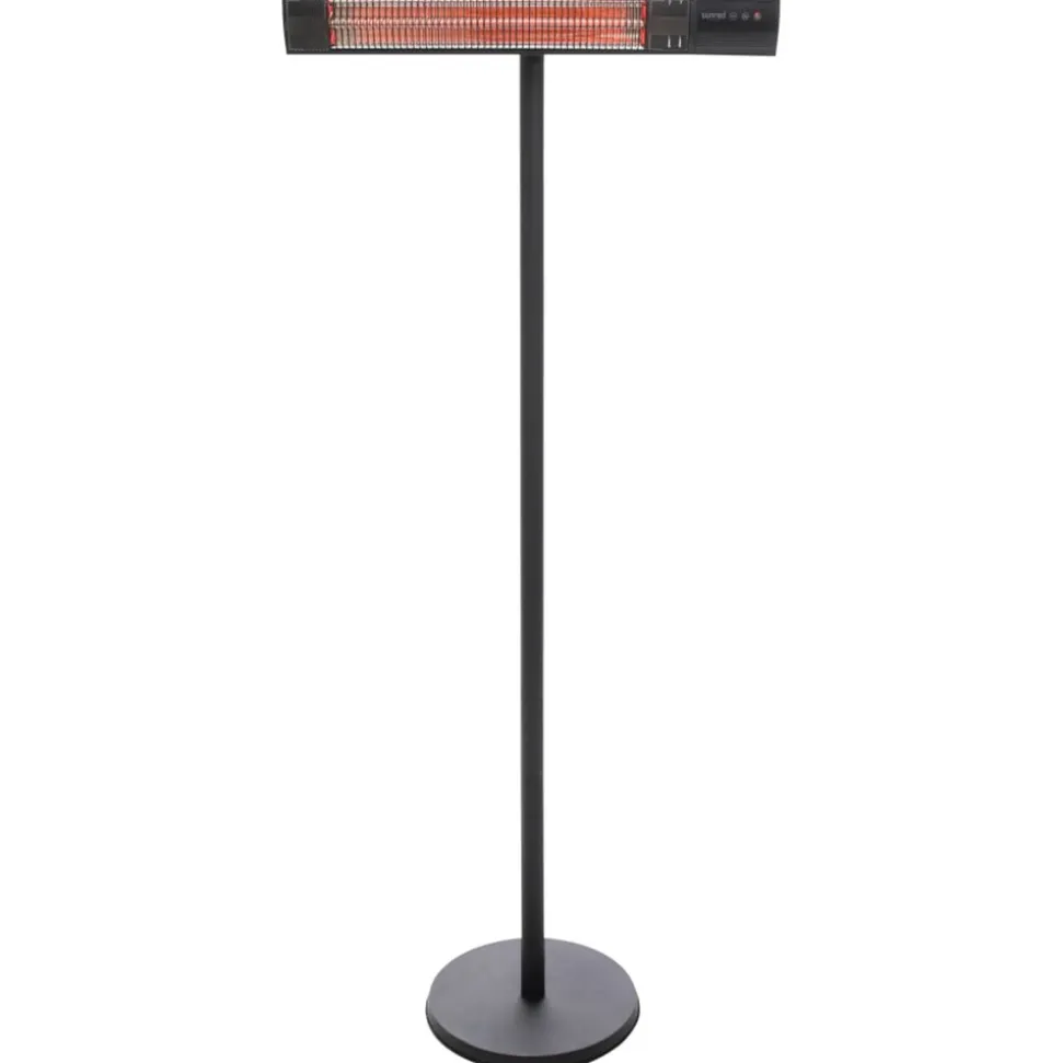 SUNRED - Chauffage sur pied royal diamond dark 2500 w noir