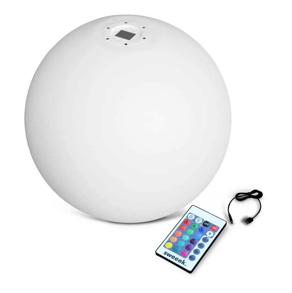 SWEEEK - Boule led 50cm - sphère décorative lumineuse. 16 couleurs. Ø 50 cm