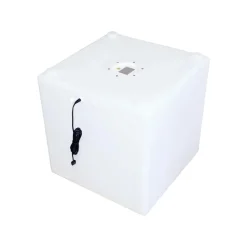SWEEEK - Cube led 40cm - cube décoratif lumineux. 16 couleurs. 40cm. Rechargeable. Télécommande