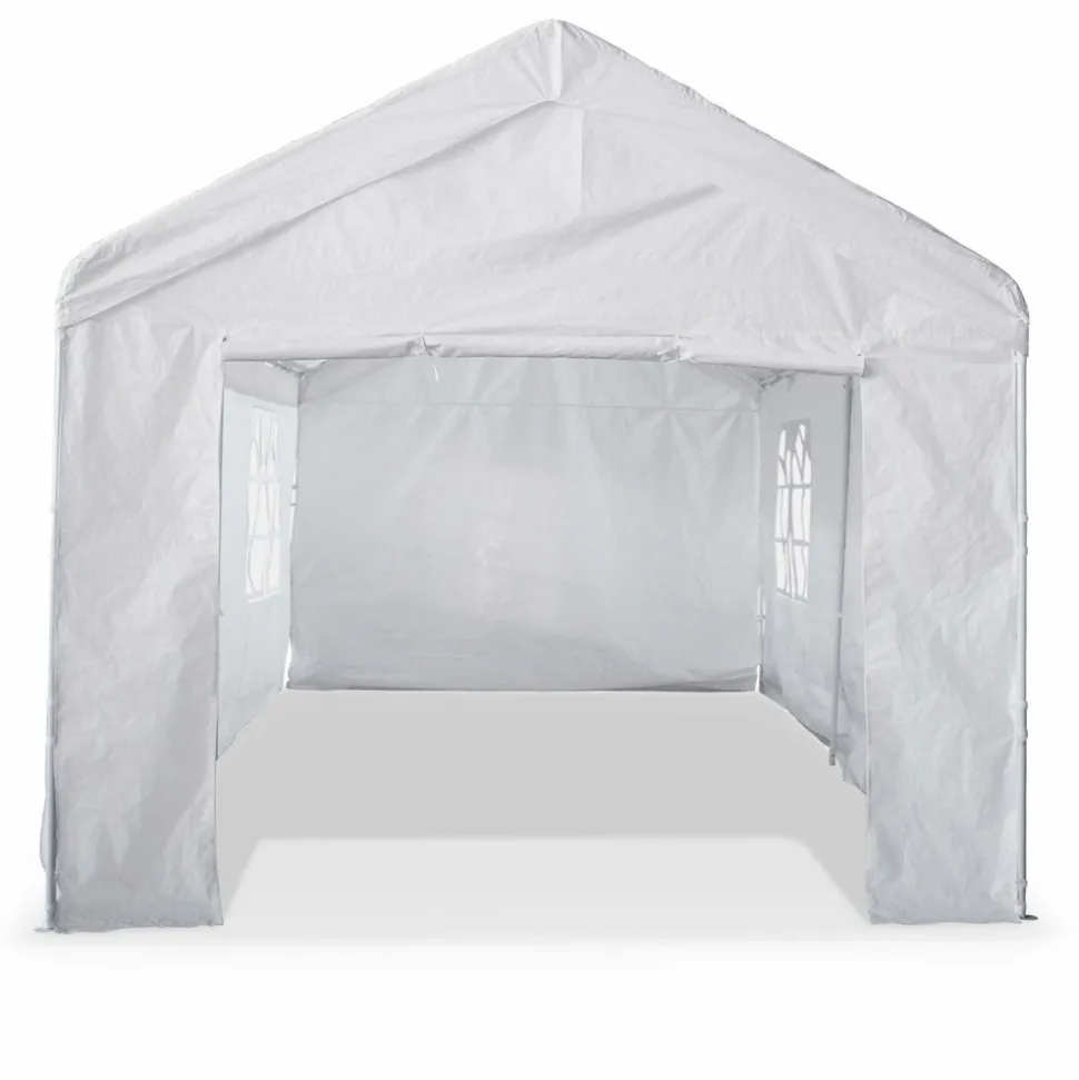 SWEEEK - Tente de réception - burdigala 3x6m - blanc. Connecteurs métal. Tente de jardin idéale pour réception. Pavillon. chapiteau ou