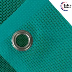 TECPLAST - Bâche brise vue micro-perforée tecplast mp460bv 3x3m - verte - garantie 5 ans