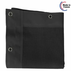 TECPLAST - Bâche brise vue micro-perforée tecplast mp460bv 2,5x3m - noire - garantie 5 ans
