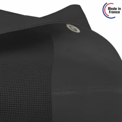 TECPLAST - Bâche brise vue micro-perforée tecplast mp460bv 4x5m - noire - garantie 5 ans