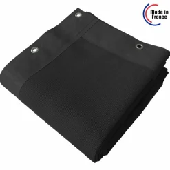 TECPLAST - Bâche brise vue micro-perforée tecplast mp460bv 3x5m - noire - garantie 5 ans