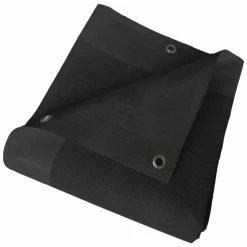 TECPLAST - Bâche brise vue micro-perforée tecplast mp460bv 3x3m - noire - garantie 5 ans