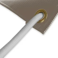 TECPLAST - Pack toile pergola taupe 3x4 m tecplast lp640pr + sandow gris 20m