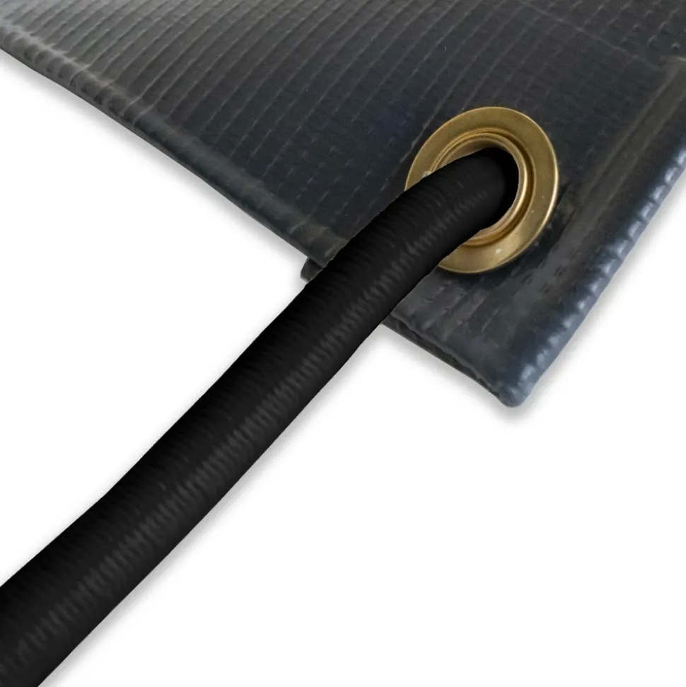 TECPLAST - Pack toile pergola gris anthracite 3x4 m tecplast lp506pr + sandow noir 20m