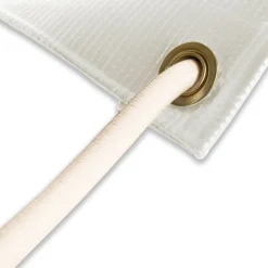 TECPLAST - Pack toile pergola blanc crème 3x4 m tecplast lp506pr + sandow ivoire 20m